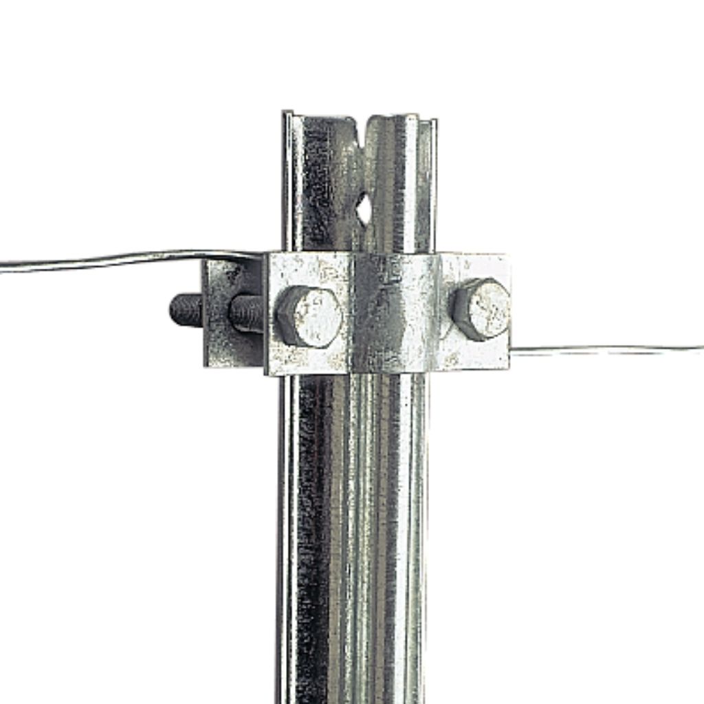Abrazadera Para Barra a Tierra Galvanizada Pack 3u Gallagher