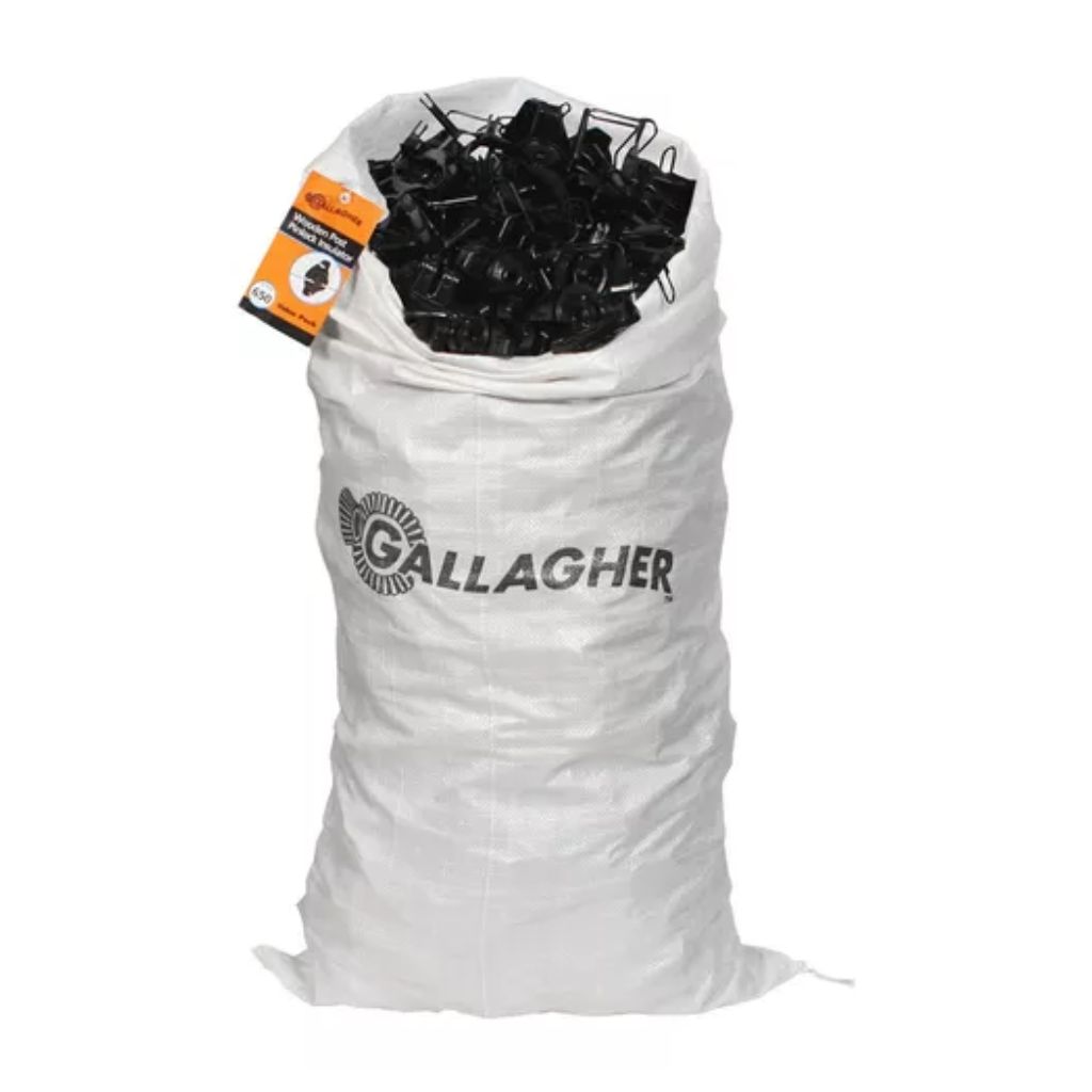 Aislador Gancho W Poste de Madera Pack 1000u Gallagher