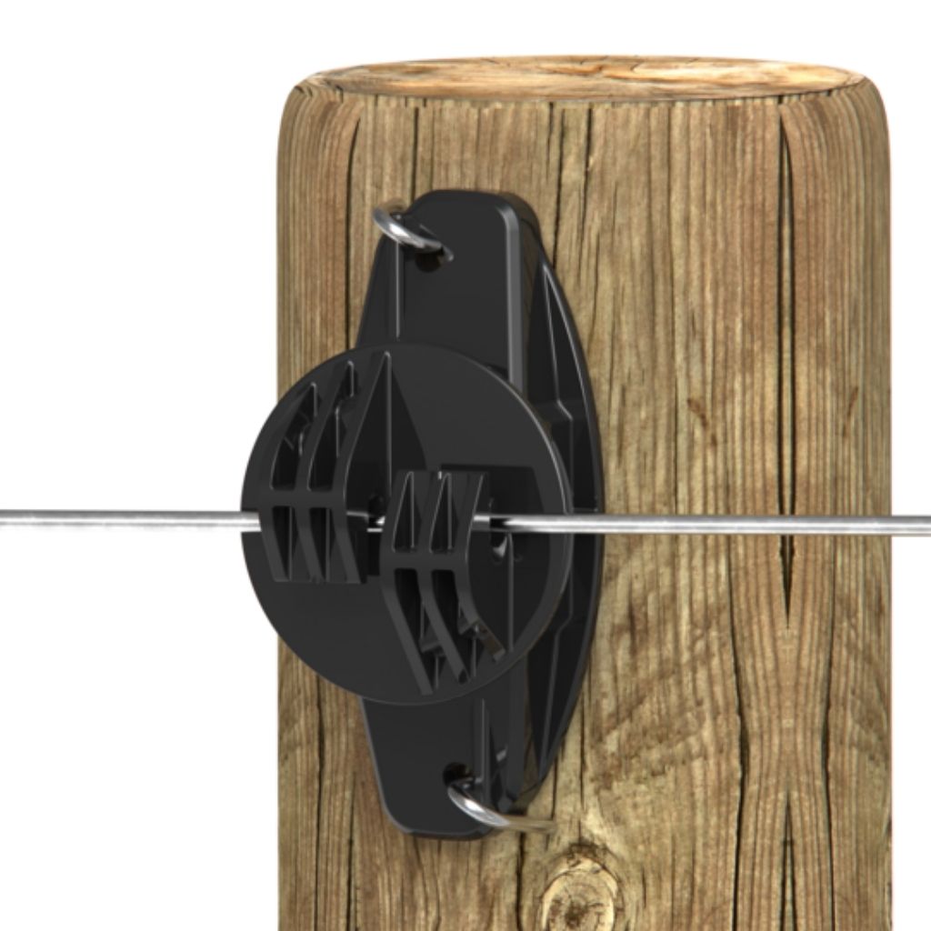 Aislador Gancho W Poste de Madera Pack 25u Gallagher
