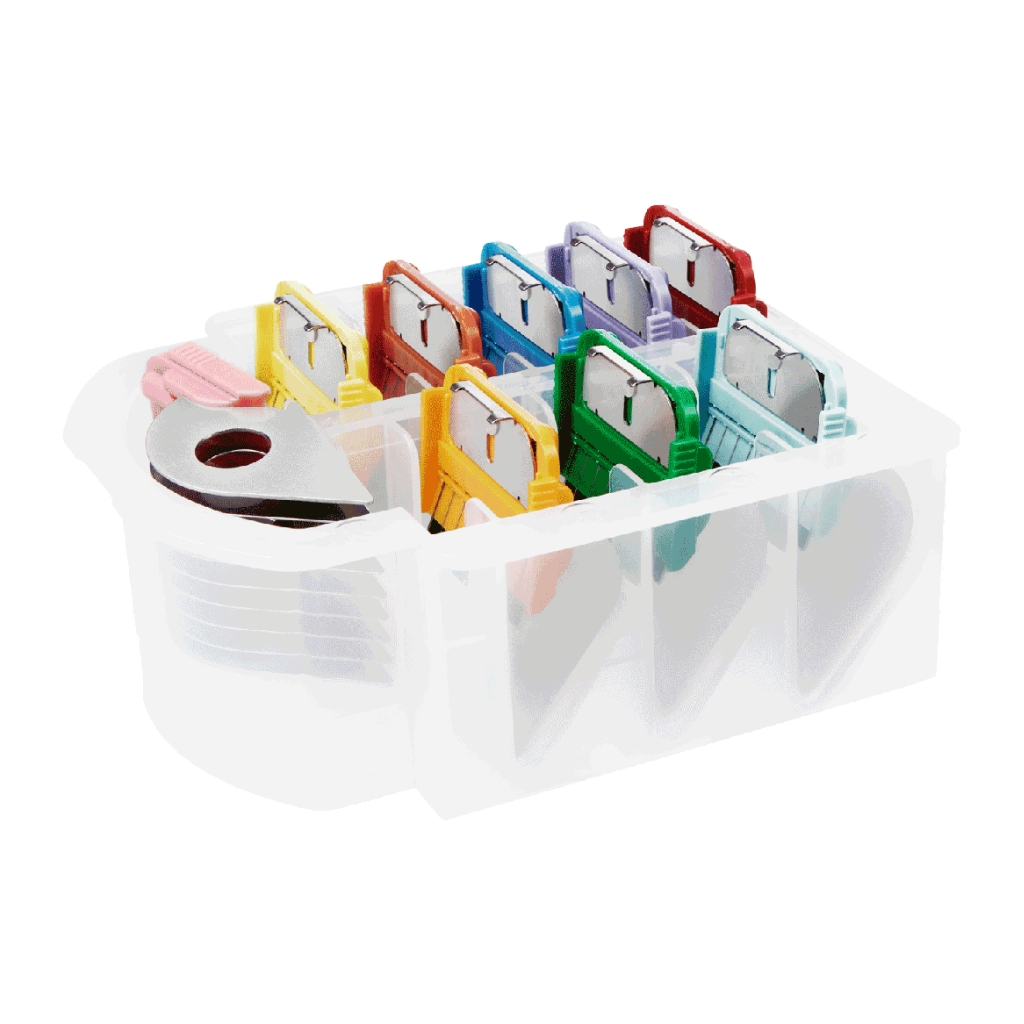 Set Alzas / Recalces Acero Inox Heiniger 9 piezas